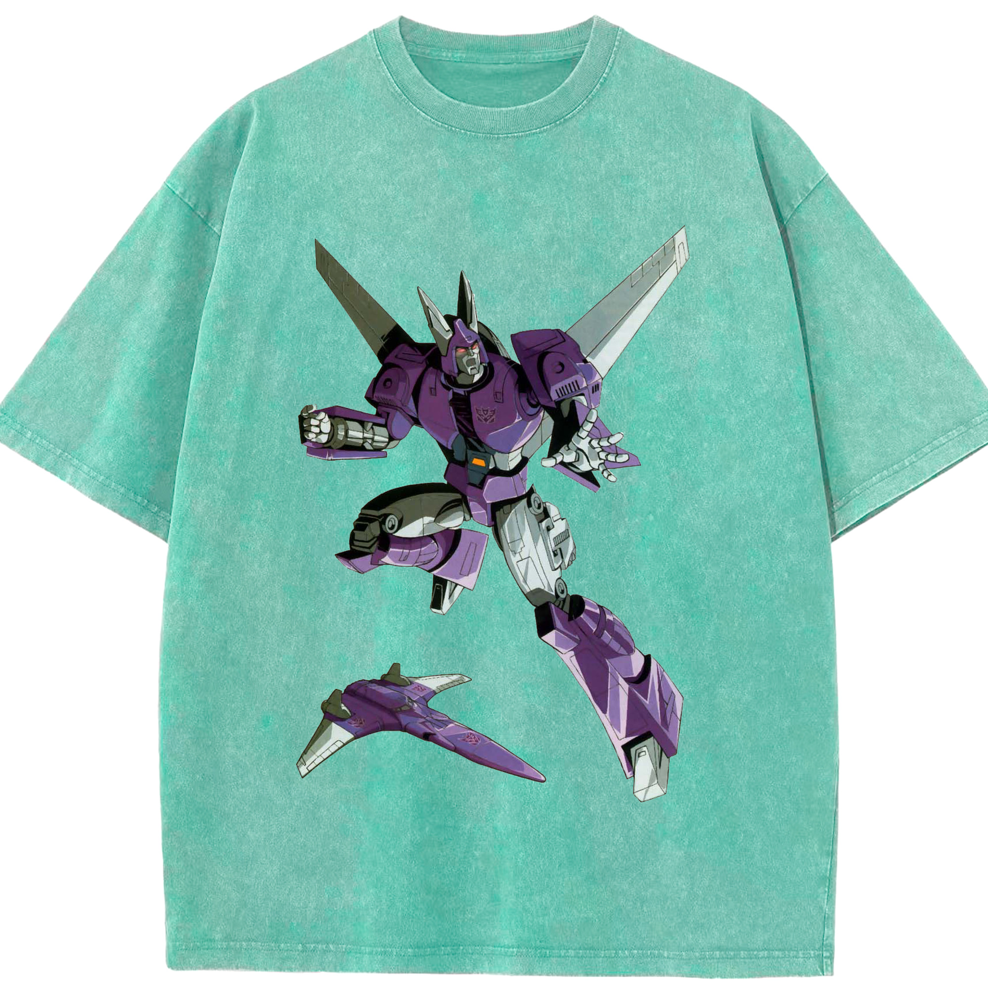 （画像用）  綿100% ヴィンテージ風 半袖Tシャツ（フロントプリント）